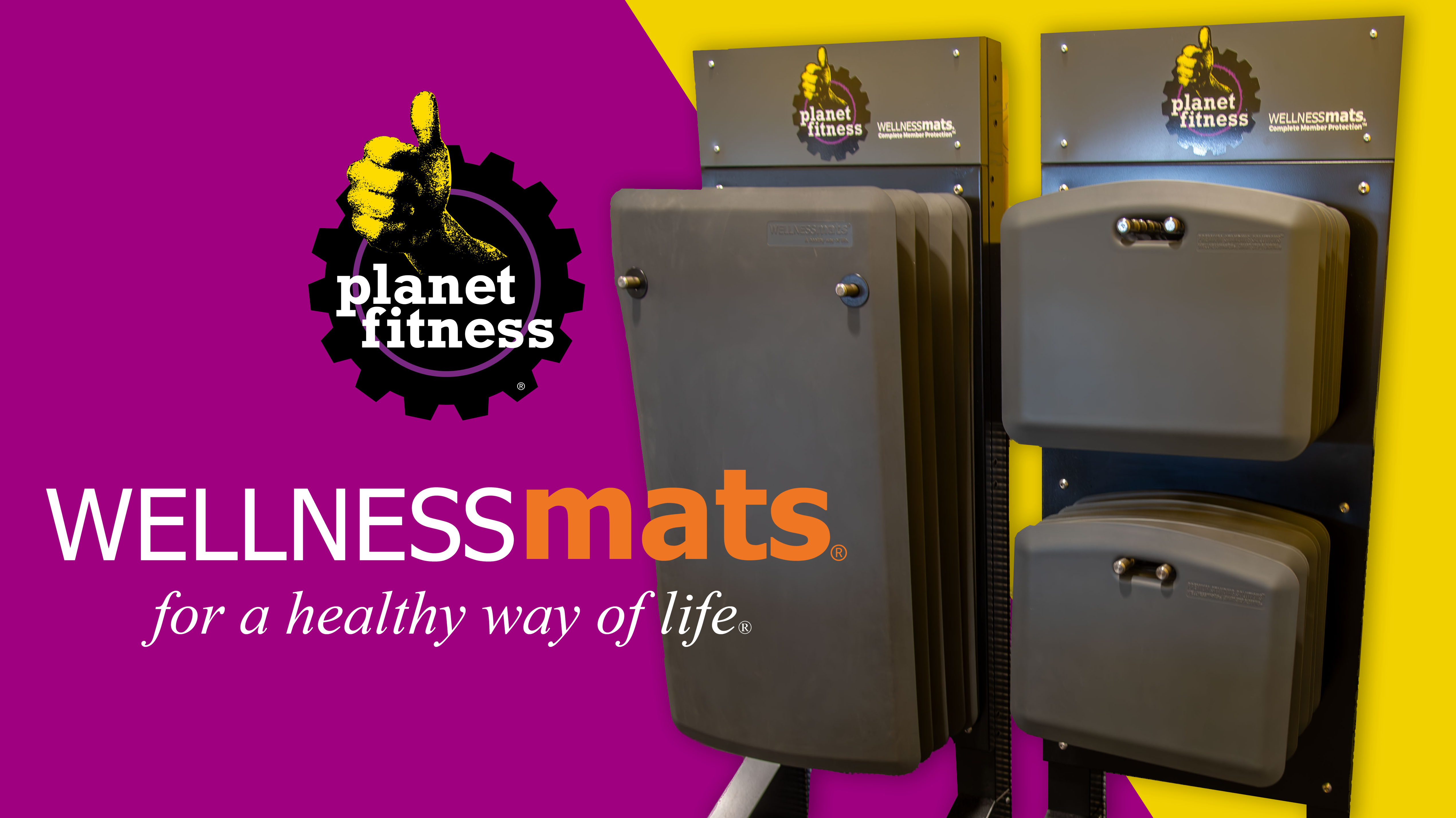 Why are 80% (and growing) of all Planet Fitness Gyms using WellnessMats?