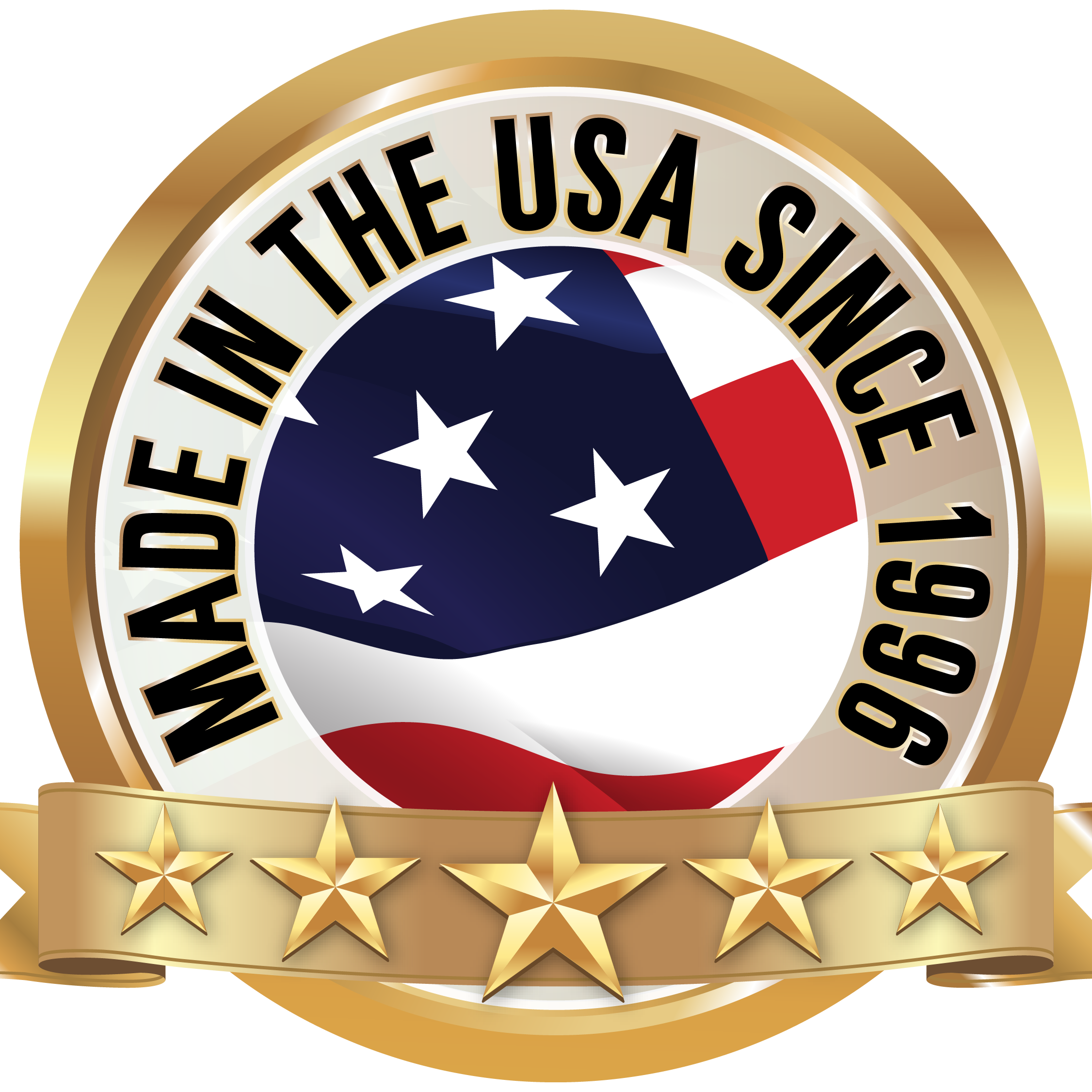 Made in the USA since 1996 Seal