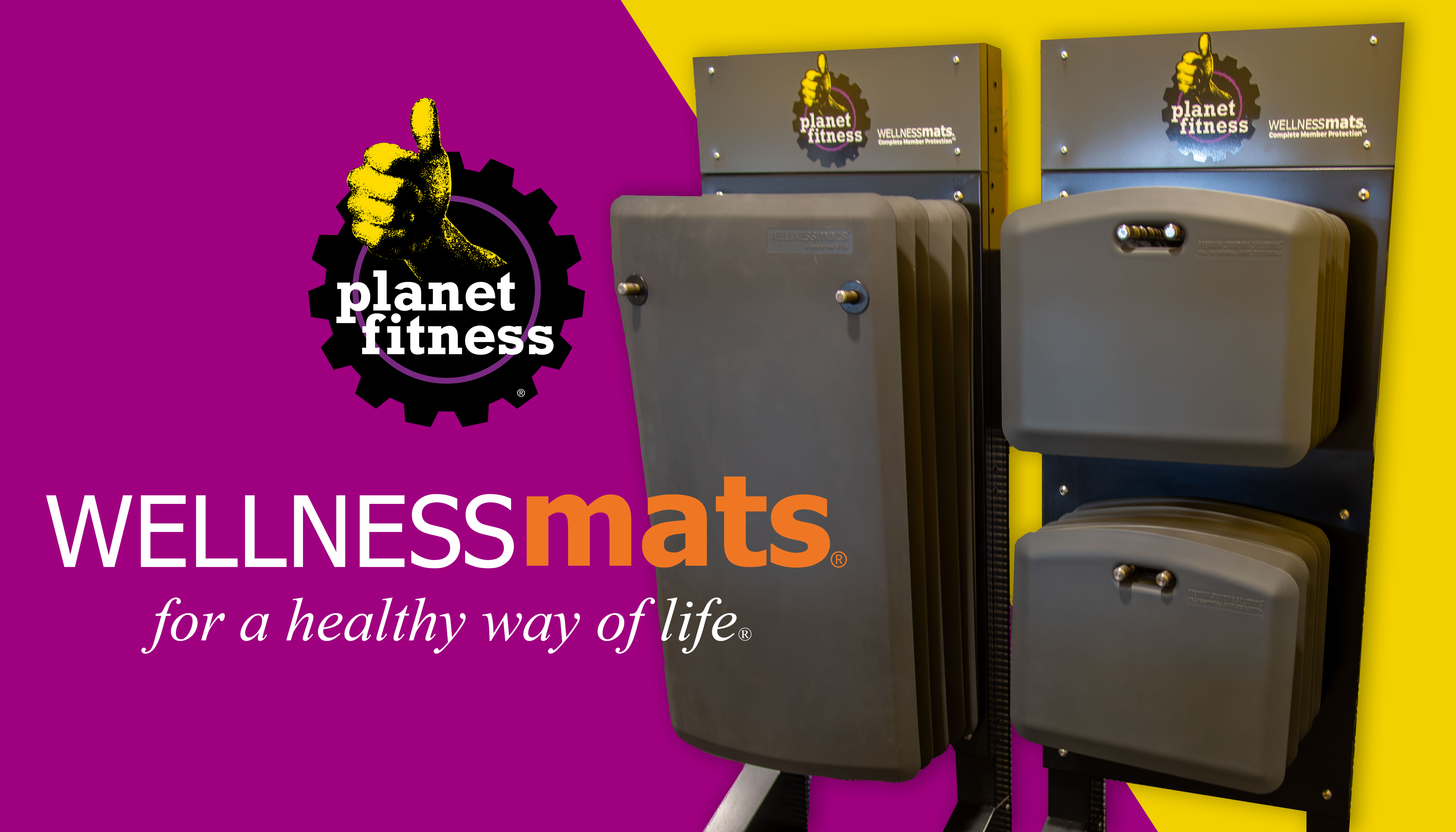 Why are 80% (and growing) of all Planet Fitness Gyms using WellnessMats?
