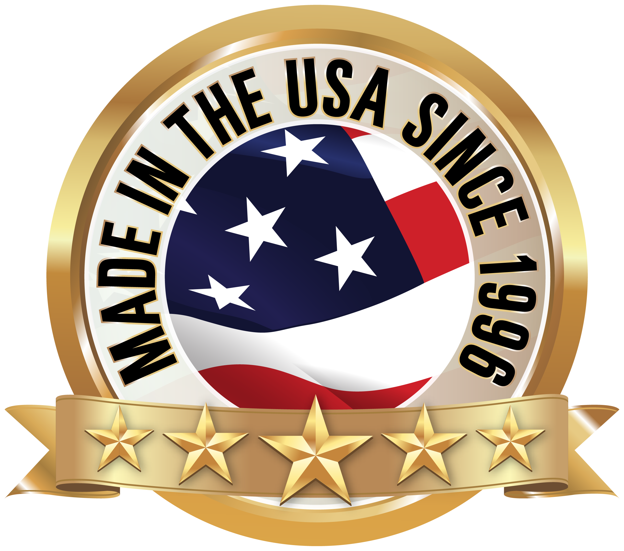 Made in the USA since 1996 Seal
